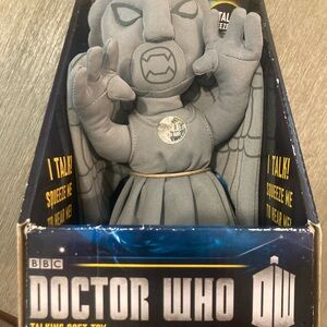 Doctor Who Weeping Angel Talking Plush Toy - Gray